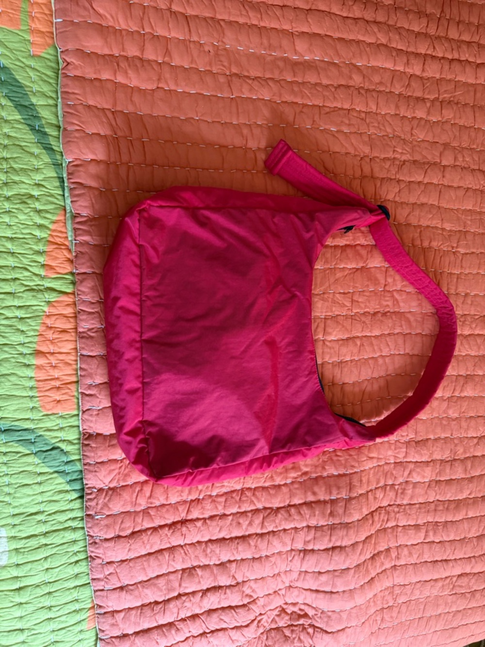 Baggu Red Crescent Shoulder Bag